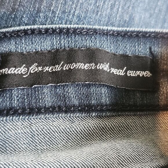 NYDJ (Not Your Daughter's Jeans) High Rise Y2K Bootcut Jeans, Sz 8 - Picture 6 of 8